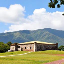 Caribbean Holidays, Haiti October Holidays, Historic Citadelle Laferri&egrave;re in northern Haiti surrounded by green mountains beneath a bright tropical sky