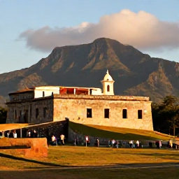 Caribbean Holidays, Haiti October Holidays, Visitors exploring the historic Citadelle Laferri&egrave;re in Haiti under warm October sunshine, with dramatic mountain views