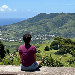 Caribbean Holidays, Haiti Solo Holidays, Citadelle Laferri&egrave;re in Haiti above lush green mountains, viewed by a solo visitor on a clear summer day