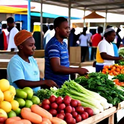 Caribbean Holidays, Haiti Tours January, Haitian market with fresh tropical produce, handmade crafts and friendly local traders in January