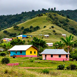 Caribbean Holidays, Haiti Walking Holidays, A guided walk through colourful Haitian countryside, with local people, traditional houses and tropical hills