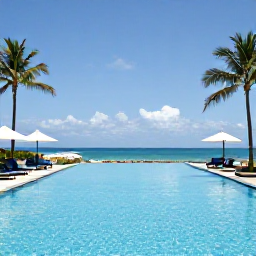 Caribbean Holidays, Jamaica Adults Only, Stylish adults-only Jamaican resort with infinity pool, palm trees and ocean views