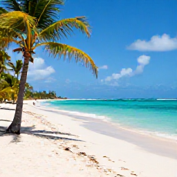 Caribbean Holidays, Jamaica All Inclusive May, A bright Jamaican beach in May with turquoise sea, soft white sand, palm trees and a relaxed holiday atmosphere