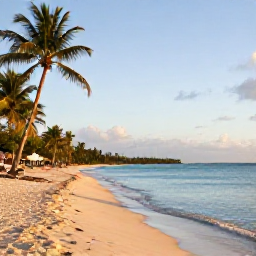 Caribbean Holidays, Jamaica City Breaks, Golden June afternoon at Doctor&rsquo;s Cave Beach in Montego Bay, with calm turquoise water, soft sand and palm trees
