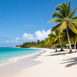 Caribbean Holidays, Jamaica in February, Sunny Jamaican beach with turquoise water, palm trees and a relaxed all-inclusive resort atmosphere in February