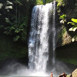 Caribbean Holidays, Jamaica Instagram Spots, Dunn's River Falls in Jamaica with travellers climbing beside cascading water, lush plants and bright tropical sunlight