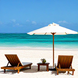 Caribbean Holidays, Jamaica Luxury January, Luxury beachfront resort in Jamaica during January, with turquoise sea, white sand and elegant sun loungers