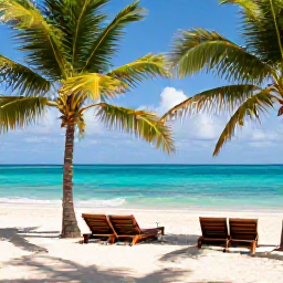 Caribbean Holidays, Jamaica Multi-Country Holiday, A bright coastal view of Jamaica in May, with turquoise sea, palm trees and a relaxed beach atmosphere