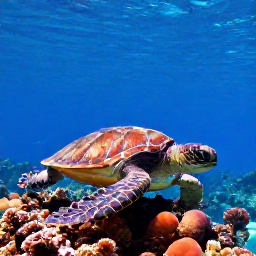 Caribbean Holidays, Jamaica Scuba Diving, Colourful Caribbean reef fish, sea turtles and healthy coral near a Jamaican dive site in clear sunlight
