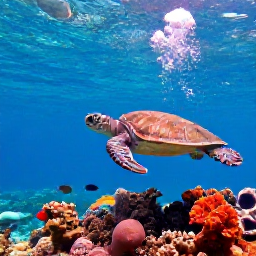 Caribbean Holidays, Jamaica Scuba Diving, Colourful Jamaican coral reef with sea turtles, tropical fish and sponges in clear blue water