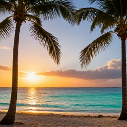 Caribbean Holidays, Jamaica September Tours, Warm Jamaican coastline at sunset in September, with turquoise sea, palm trees and a relaxed holiday atmosphere