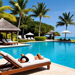 Caribbean Holidays, Jamaica Spa Breaks, Relaxing luxury spa treatment beside a tropical pool at a Jamaican resort in April