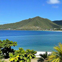 Caribbean Holidays, January Adventures, A wide coastal view of Saint Kitts with green mountains, bright Caribbean water and a clear January sky