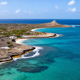 Caribbean Holidays, January Adventures, Aerial view of Cura&ccedil;ao&rsquo;s turquoise coastline, rugged coves and bright January sunshine