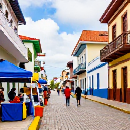 Caribbean Holidays, January Backpacking, Colourful Port of Spain street scene in January, with local food stalls, music and travellers exploring the city