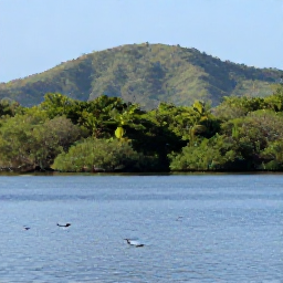 Caribbean Holidays, January Birdwatching, Birdwatching excursion beside a tranquil Dominican Republic lagoon with mangroves, wading birds and distant green hills