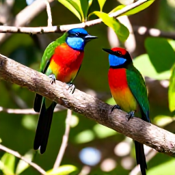 Caribbean Holidays, January Birdwatching, Colourful Caribbean birds perched in lush woodland on Saint Kitts in warm January sunshine