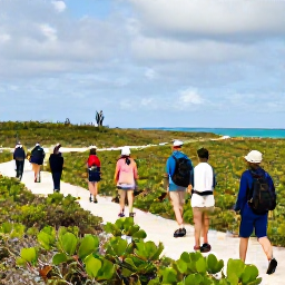 Caribbean Holidays, January Birdwatching, Comfortable small group guided birdwatching walk through coastal scrub in the Turks and Caicos Islands