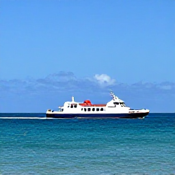 Caribbean Holidays, January Caribbean Multi-Centre, A small inter-island ferry or regional aircraft connecting Montserrat with a nearby Caribbean island, bright sea and clear skies