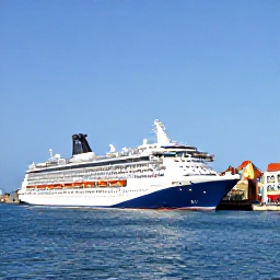 Caribbean Holidays, January Cruises, A cruise ship approaching Willemstad harbour in bright January sunshine, with colourful Dutch colonial buildings and calm blue Caribbean water