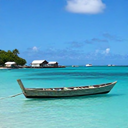 Caribbean Holidays, January Culture, Traditional wooden boat and small island harbour in the Grenadines with turquoise water and sunny January weather