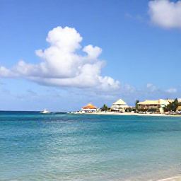 Caribbean Holidays, January Cura&ccedil;ao Holidays, Sunny all-inclusive resort beside a calm turquoise Caribbean sea in Cura&ccedil;ao, January travel scene