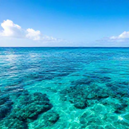 Caribbean Holidays, January Diving, Clear turquoise Caribbean water around Saint Martin and Sint Maarten, a colourful reef visible beneath the surface, bright January sunshine