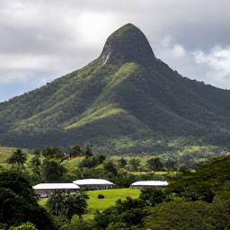 Caribbean Holidays, January Escapes, Scenic January view of Mount Liamuiga rising above green rainforest and historic sugar estates on Saint Kitts