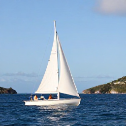 Caribbean Holidays, January Honeymoons, Newlywed couple sailing on calm blue water around the coastline of Saint Barth&eacute;lemy in January sunshine