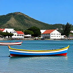 Caribbean Holidays, January Instagram Hotspots, Colourful wooden fishing boats and calm blue water at English Harbour in Antigua, with historic buildings and green hills in the background