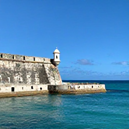Caribbean Holidays, January Instagram Spots, Historic Castillo San Felipe del Morro overlooking the turquoise Caribbean Sea under a clear January sky