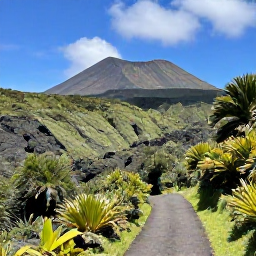 Caribbean Holidays, January Montserrat, Hiking trail through Montserrat's green volcanic landscape, Soufriere Hills views, January sunshine and tropical vegetation