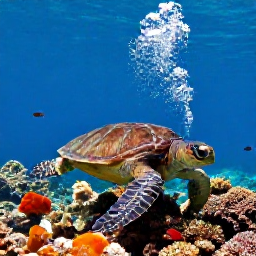 Caribbean Holidays, January Scuba Diving, Tropical reef with sea turtles, angelfish and colourful corals in Saint Kitts and Nevis