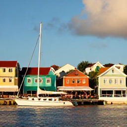 Caribbean Holidays, January Solo Holidays, Colourful Antigua harbour with sailing boats, waterfront restaurants and historic buildings in warm January sunshine