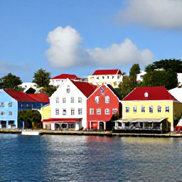 Caribbean Holidays, January Solo Holidays, Colourful Charlotte Amalie waterfront and historic streets in St Thomas, US Virgin Islands, on a bright January day