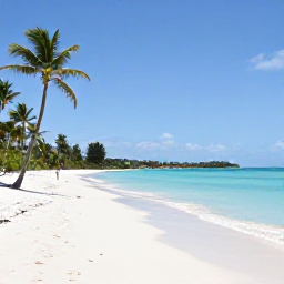 Caribbean Holidays, January Solo Holidays, Relaxed solo traveller enjoying Grace Bay Beach, soft white sand, turquoise water and palm trees in January