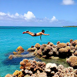 Caribbean Holidays, January Solo Holidays, Solo traveller enjoying a guided snorkelling excursion over a bright coral reef near Providenciales, Turks and Caicos
