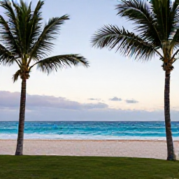 Caribbean Holidays, January Spa Breaks, Peaceful luxury spa resort in Punta Cana, Dominican Republic, with palm trees, turquoise sea and a calm January morning