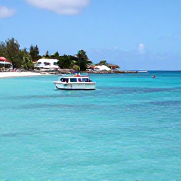 Caribbean Holidays, January Tours, Traditional Caribbean boat trip from Saint Martin, with snorkellers in clear water near a quiet tropical cove