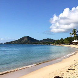 Caribbean Holidays, January Weddings, A scenic view of Grand Anse Beach in Grenada on a sunny January morning, showing calm turquoise water, soft sand and distant green hills