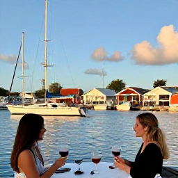 Caribbean Holidays, January Wine Tasting, A sunny January morning at Gustavia harbour in Saint Barth&eacute;lemy, with elegant yachts, colourful waterfront buildings and a relaxed Caribbean atmosphere