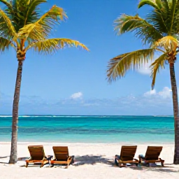 Caribbean Holidays, July Adults Only, A relaxed adults-only resort on a bright Saint Kitts beach in July, with palm trees, calm turquoise water and comfortable sun loungers