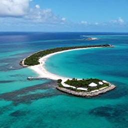 Caribbean Holidays, July Adventures, Aerial view of turquoise water, white sand beaches and small islands in the Turks and Caicos during bright July sunshine