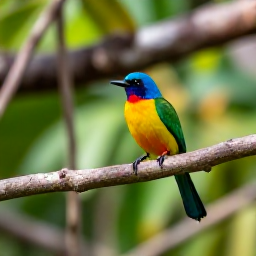 Caribbean Holidays, July Birdwatching, Colourful Caribbean birds perched in lush tropical vegetation during the warm July season