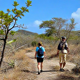 Caribbean Holidays, July Birdwatching, Quiet birdwatching walk through dry tropical vegetation on Saint Barth&eacute;lemy during a sunny July morning