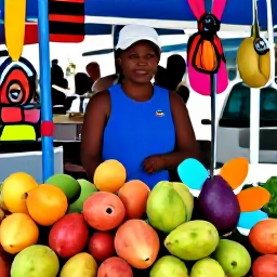 Caribbean Holidays, July Caribbean Tours, Caribbean market in July with colourful tropical fruit, handmade crafts and friendly local vendors