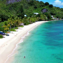 Caribbean Holidays, July Instagram Spots, Aerial view of turquoise water, white sand and palm trees at Sugar Beach between the Pitons in Saint Lucia