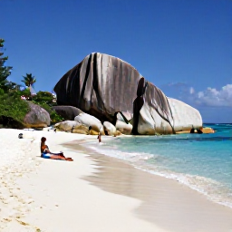 Caribbean Holidays, June Cruises, Visitors relaxing on the white sands of The Baths at Virgin Gorda, with huge granite boulders and clear Caribbean water