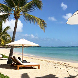 Caribbean Holidays, June Getaways, A stylish adults-only resort on a sunny Saint Martin beach in June, with calm turquoise sea and palm trees