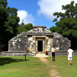 Caribbean Holidays, June Holidays, Visitors exploring historic stone ruins and a small museum in a lush tropical setting on Virgin Gorda